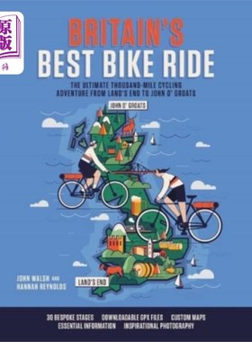 海外直订Britain's Best Bike Ride 英国最好的自行车之旅