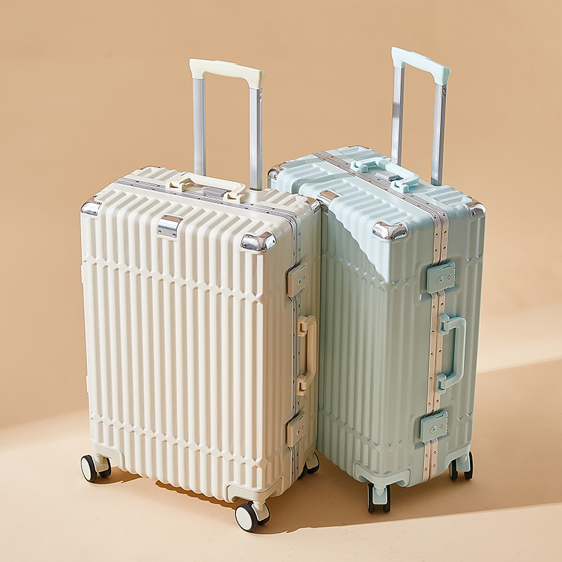 行李箱铝框20寸各尺寸拉杆箱万向轮大容量内置USB接口登机旅行箱