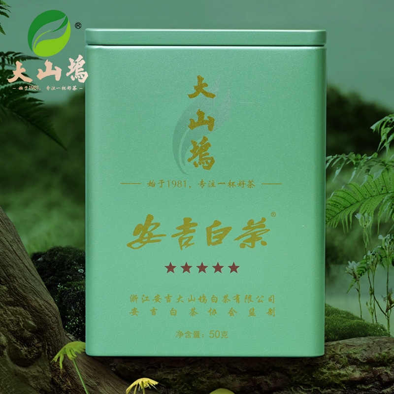 大山坞安吉白茶2024新茶明前茶叶精品珍稀绿茶春茶50g5星