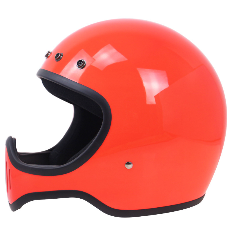 ZR系列MOTO-4复古机车头盔FRP外壳摩托车全盔纯手工制作日本技术