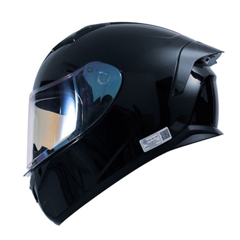 新亚版3C双认证男女白黑色摩托车头盔real全盔跑盔帅气安全性价比