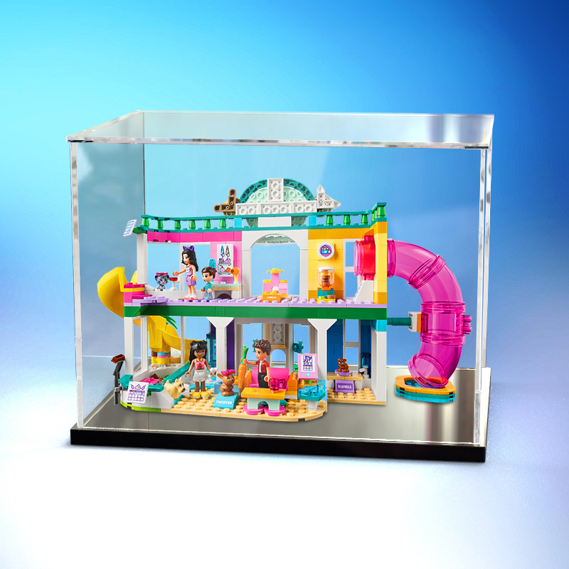 亚克力展示盒41718适用乐高好朋友系列萌宠乐园 模型收纳盒防尘罩