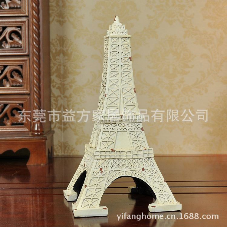 法国巴黎埃菲尔铁塔模型树脂摆件 家居装饰品结婚浪漫礼物