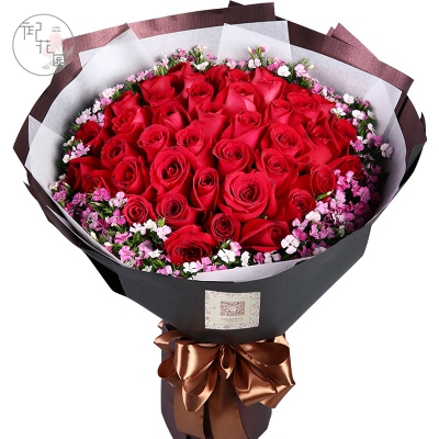 11朵19朵33红玫瑰礼盒鲜花速递烟台市海阳市长岛县同城店送花上门
