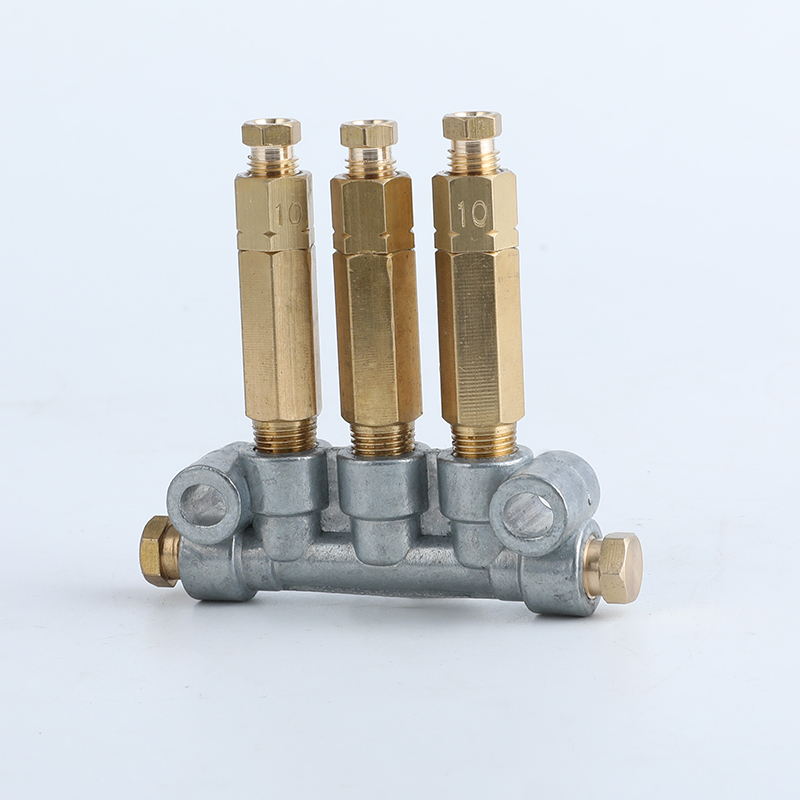 DX型单只油路定量分配器 分配阀定量阀 纺织机润滑计量件油管接头