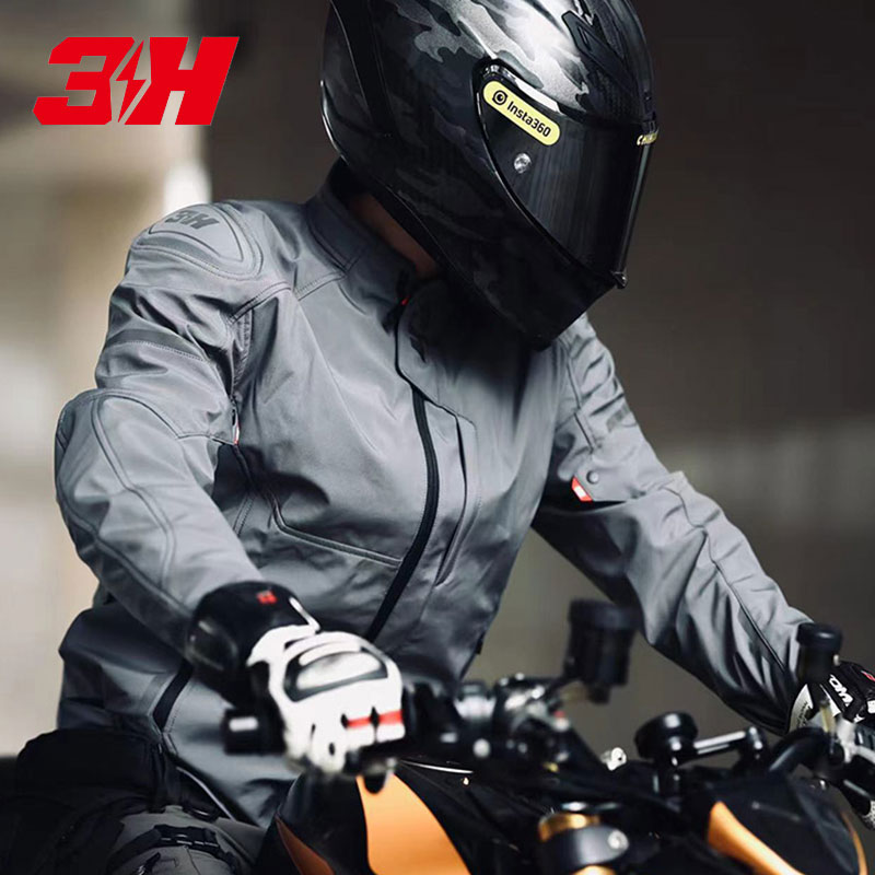 3h磐石骑行服摩托车男款套装夏季机车赛车服极光装备透气防摔四季