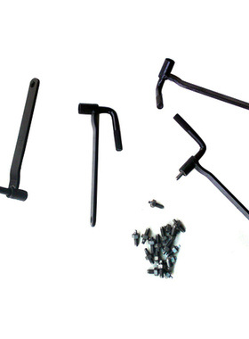 。L型3种规格的气门螺丝调节工具，摩托车维修，摩托车工具