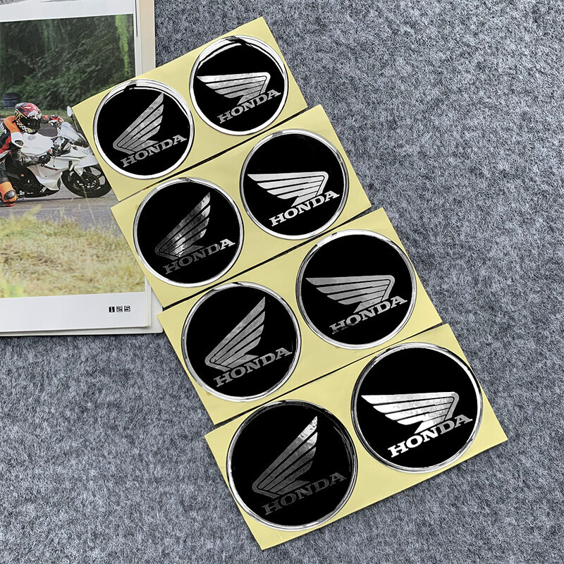 适用本田摩托车圆标3D立体邮箱标志贴CBR CB190SS立体油箱贴标志