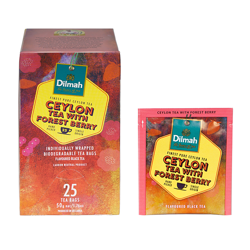 迪尔玛茶包森林莓果味红茶25片装进口独立袋泡茶已过期仅用于除味
