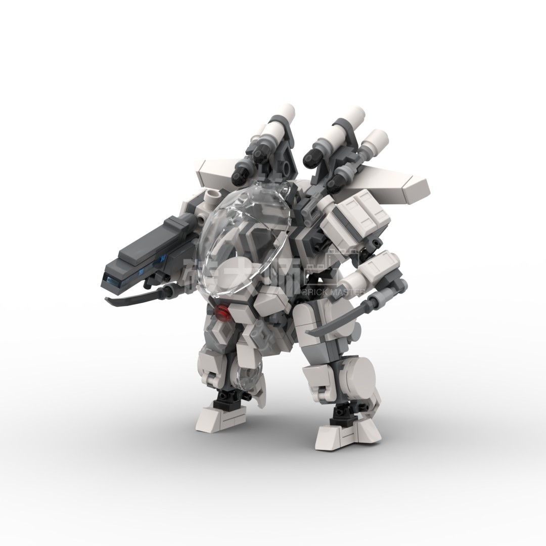 适用乐高MOC阿尔法小队AF-03战争机器人机甲外骨骼男拼装积木玩具
