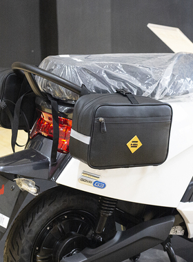 电动车挂物电瓶自行车收纳储物袋防泼水驮包摩托车后座货架侧边包