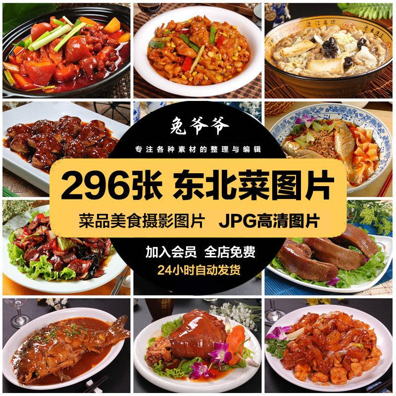 高清美食菜品菜谱JPG图片东北菜图库美工设计喷绘打印素材