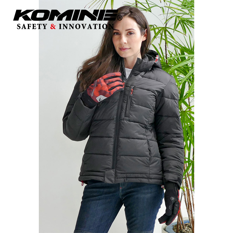 日本komine秋冬短腕型防风保暖摩托骑士手套男女款加绒触屏GK-839