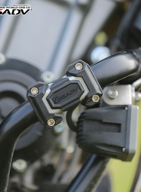 GSADV品牌摩托车护杠通用防磨块保险杠防摔块防摔胶管径改装25mm