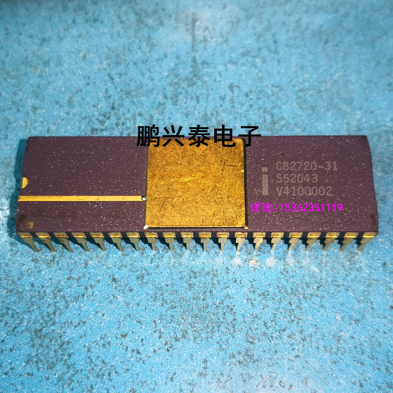 C82720-31  英特尔 C82720 金顶金脚陶瓷封装 图形处理器元件 CPU