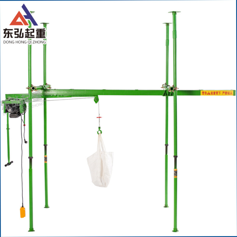 直滑式室内吊运机家用高层楼房装修吊机500公斤便携式室内小吊机