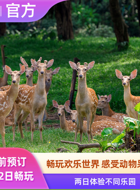 【两园两日套票】广州长隆欢乐世界+广州长隆野生动物世界 门票