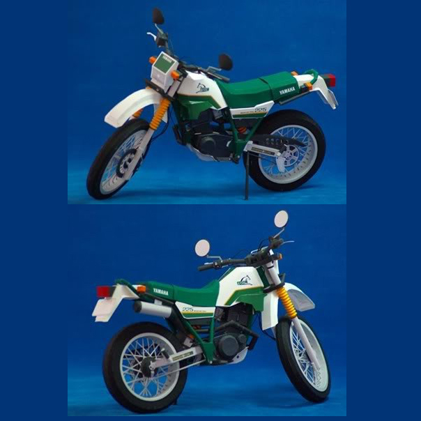 YAMAHA雅马哈越野摩托车3d立体纸模型DIY手工制作折纸益智玩具