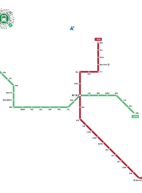 2022新版福州地铁线路图交通出行图挂图规划图地铁换乘图墙贴海报