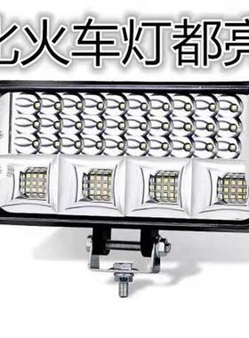 超亮货车射灯 12v24v汽车LED强光长条灯倒车摩托车电动车防水大灯