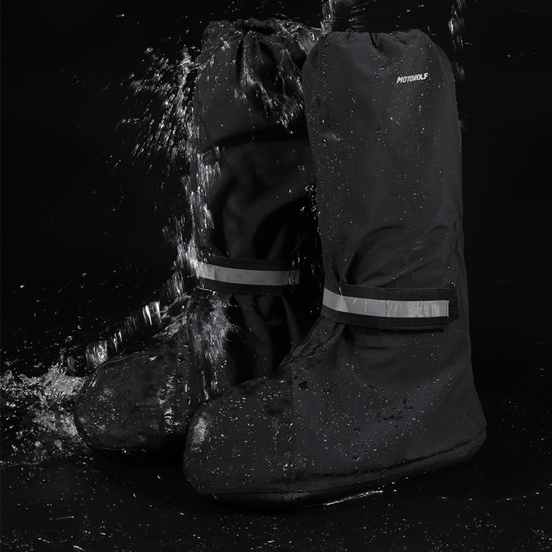 摩托车防水防雨鞋套下雨天户外摩旅护鞋套男女骑行防滑耐磨雨靴套