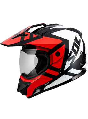 新款中国台湾SOL摩托车头盔公路越野拉力盔全覆式男女四季机车盔S