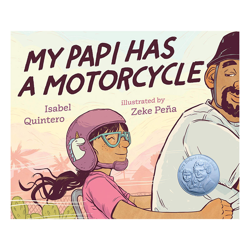 【预 售】My Papi Has A Motorcycle 我爸爸有辆摩托车 精装英文原版儿童绘本进口图书书籍