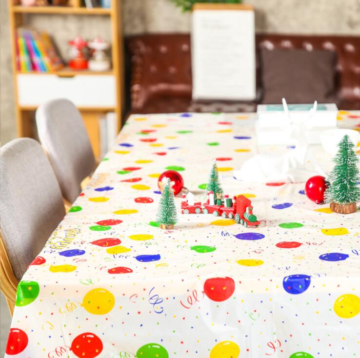 甜品台桌布宝宝生日布置儿童生日派对桌布甜品台装饰一次性餐桌布