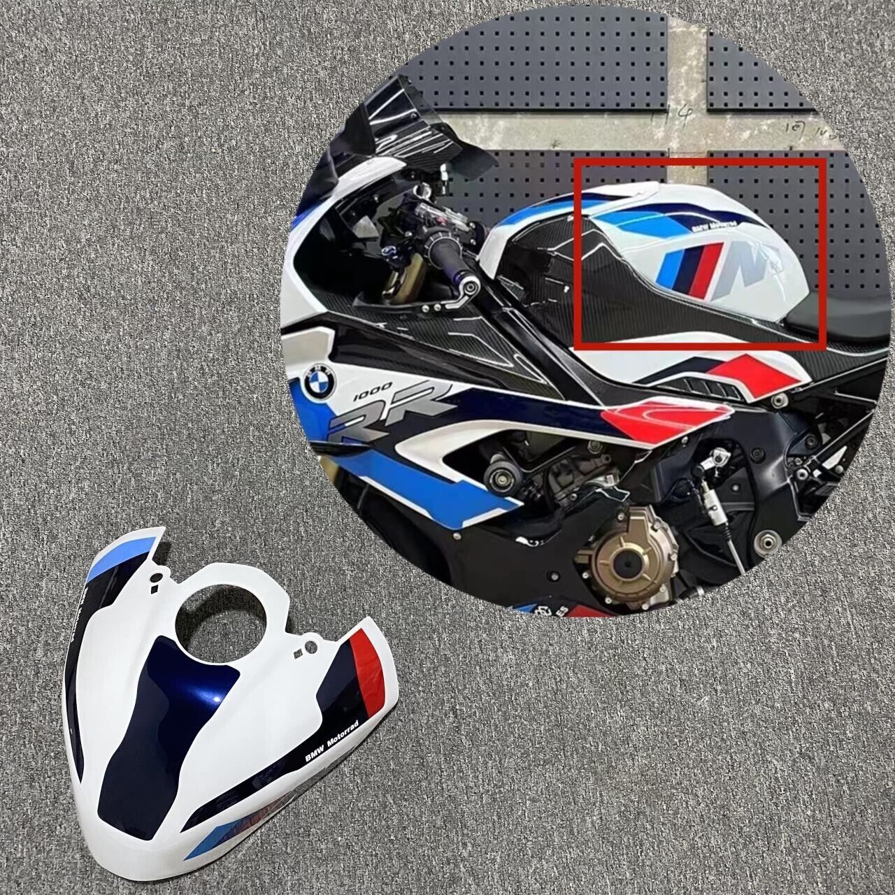 适用于宝马 BMW M1000RR S1000RR 2019-20摩托车汽油油箱盖整流罩