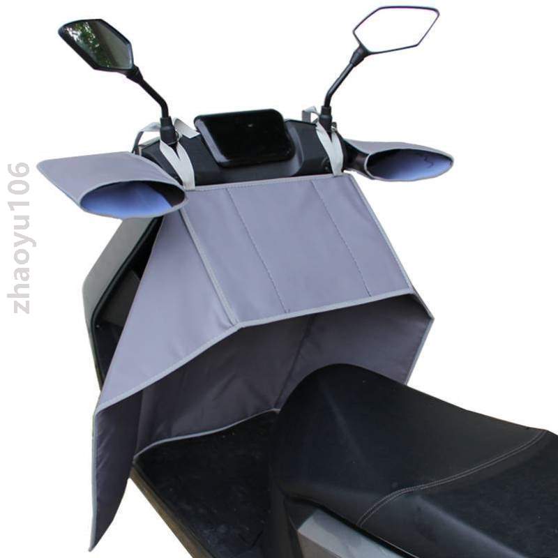 驾车电动车摩托车挡风踏板小代冬款{折叠爱玛被专用分离开叉冬季