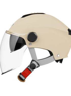 新国标3C认证电动车头盔女夏季电瓶摩托车四季通用男士骑行安全帽