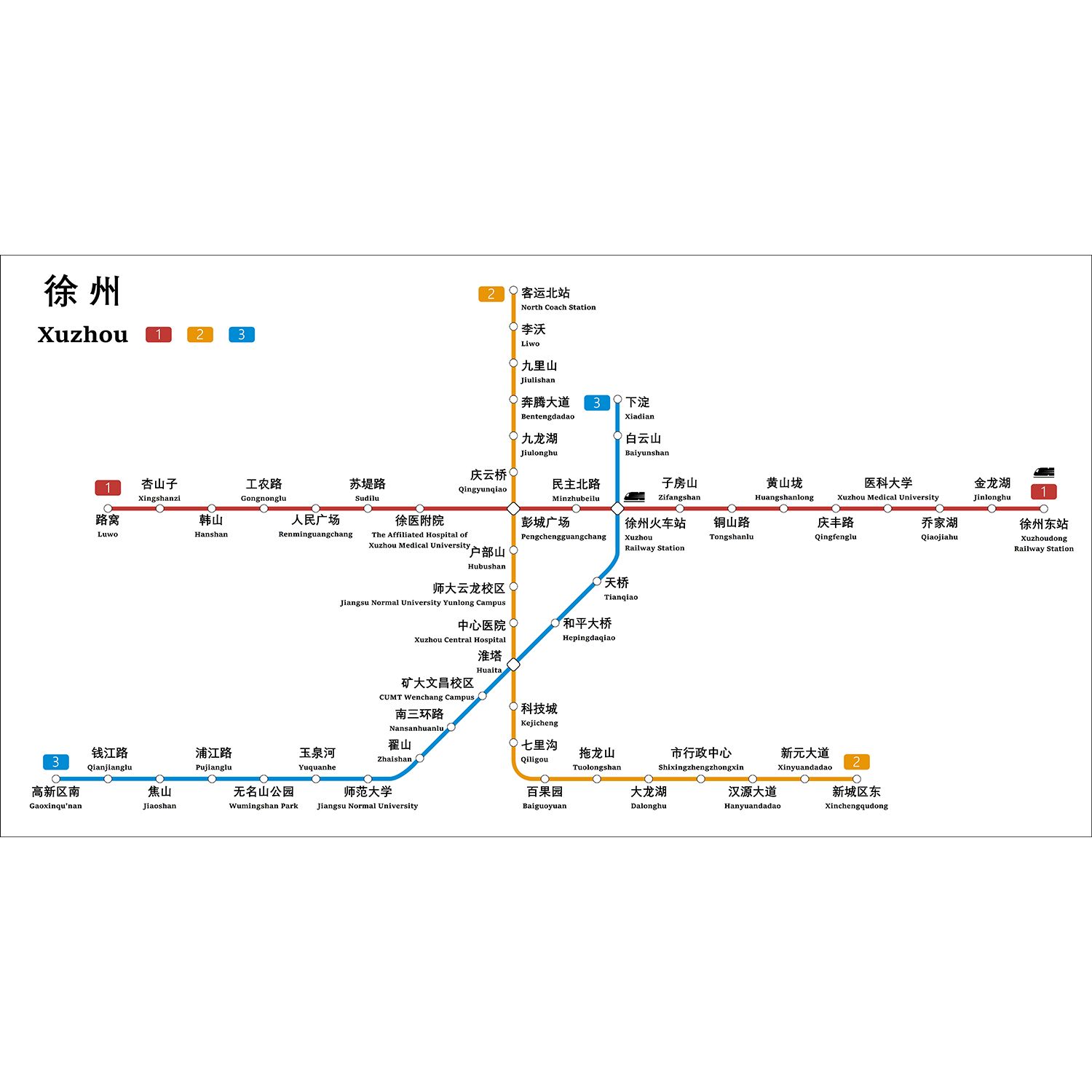 2024新版徐州市长沙市地铁线路图交通出行图规划图示意图海报贴纸
