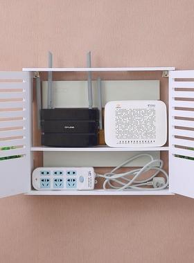 集线箱表盒无线路由器收纳盒架子。网线盒子墙上安装箱子角落wla