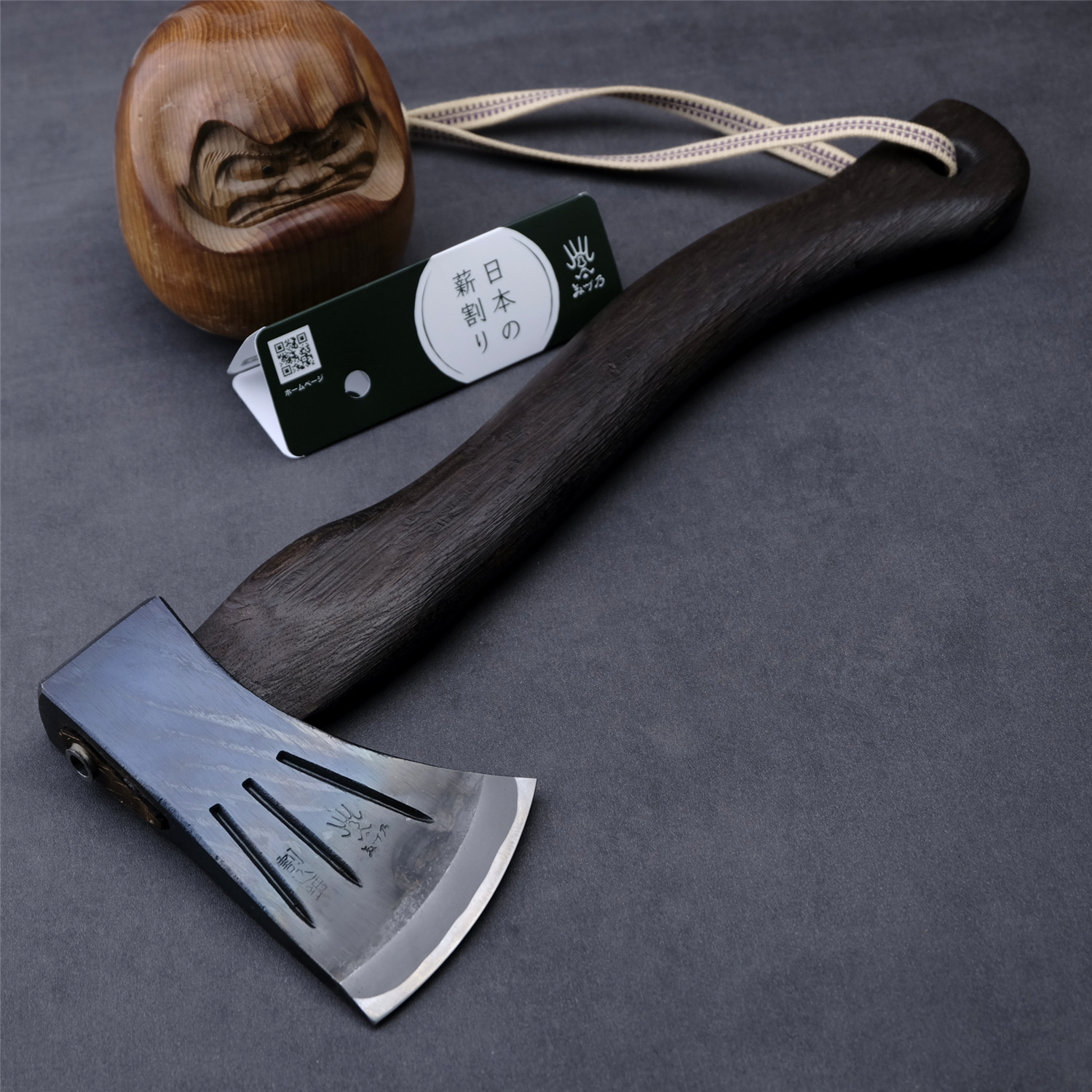 水野劈柴小手斧夹钢锻造木工斧开山户外野营木雕斧子日本原装进口