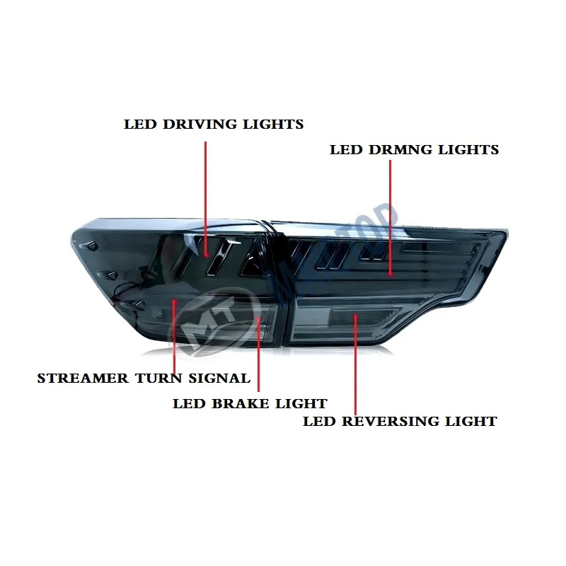 适用于丰田汉兰达highlander2015-2019年款改装后尾灯后尾灯组
