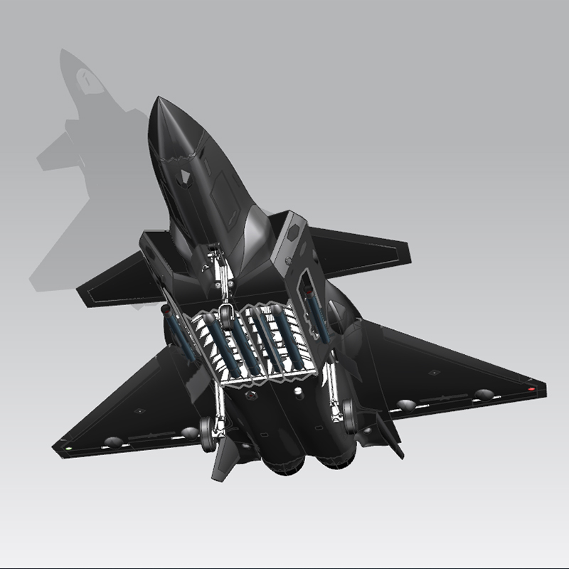 歼20隐身战斗机3Dmax/UG多格式高级仿真飞机数模型三维立体文件
