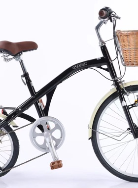 凤凰钓鱼车自行车女式大小轮禧玛诺变速24寸16寸城市淑女复古单车