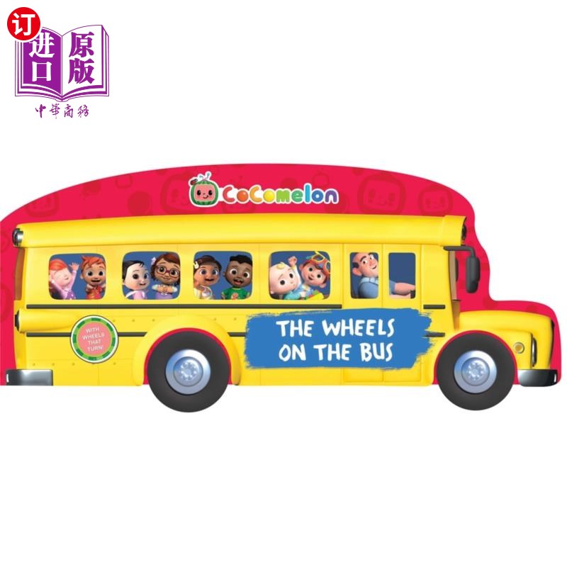 海外直订Cocomelon the Wheels on the Bus Cocomelon在公共汽车上的轮子