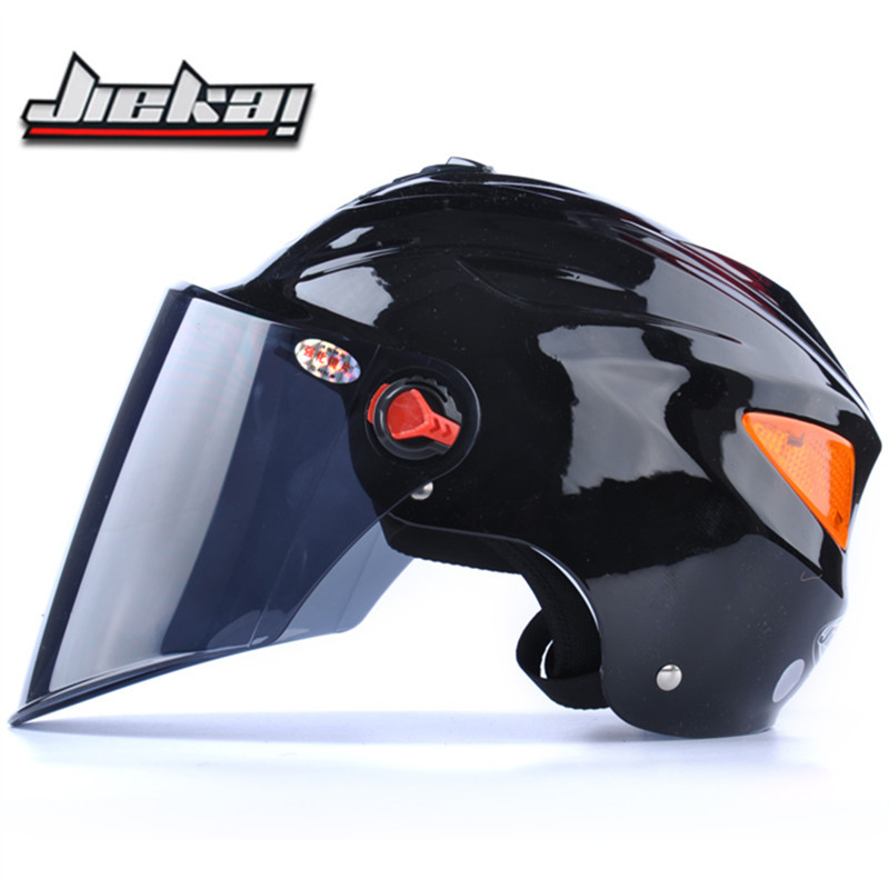 ABS全新料摩托车头盔四季通用电动车头盔经典品牌捷凯601通勤头盔