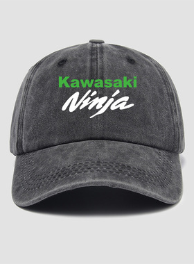 重机车爱好者 Kawasaki 川崎摩托车 周边帽子棒球帽男女原创鸭舌