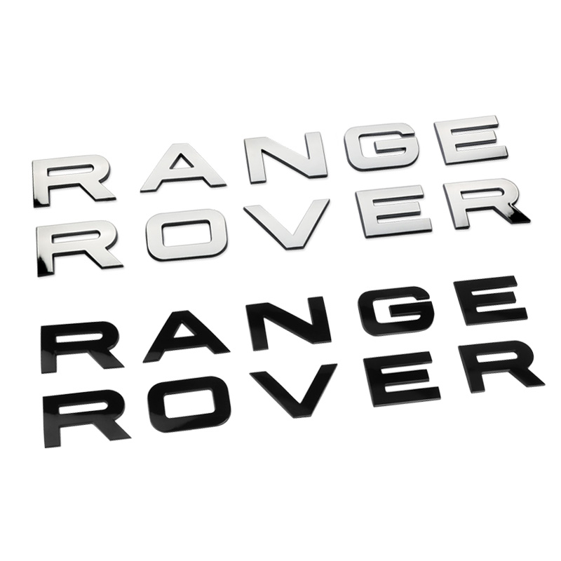 路虎车标 字母RANGE ROVER机盖标贴极光揽胜运动版前后英文标志