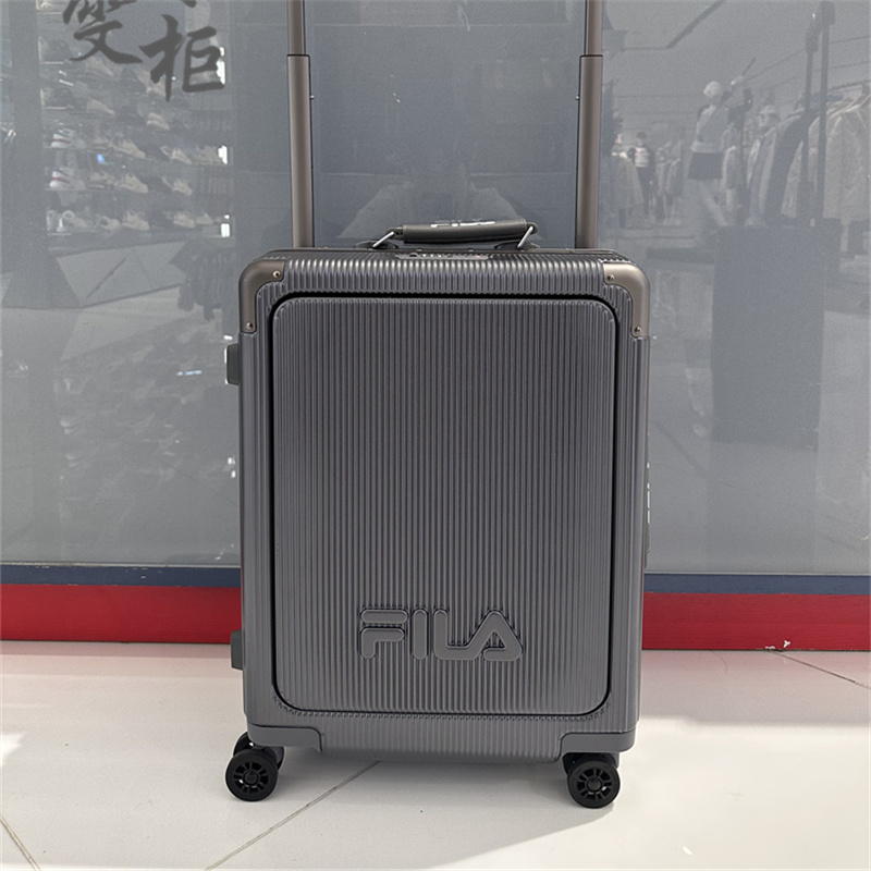 FILA斐乐行李箱20寸大容量可登机耐用多功能密码拉杆箱旅行箱现货