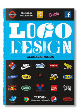 现货Logo Design Global Brands [图书馆系列]标志设计 全球品牌标识参考手册大全 进口原版英文图书[TASCHEN]