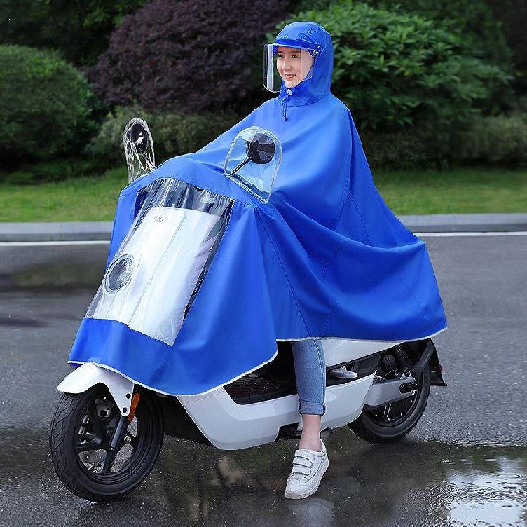 雨衣电动车单人摩托车雨批可调节时尚男女雨披踏板电瓶车雨衣女大