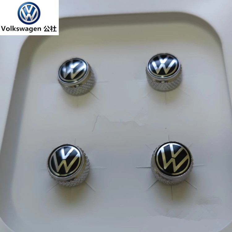 德国大众进口Votex精品VW标志金属大众气门帽原装铝质气门芯盖