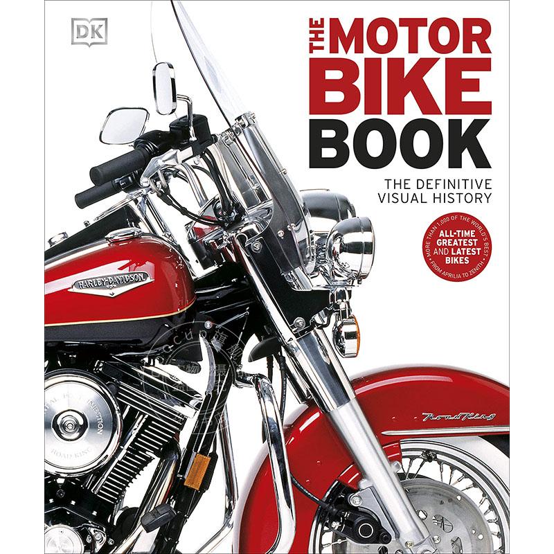 摩托车视觉历史图解图鉴 摩托机车百科 DK出版社 英文原版 The Motorbike Book
