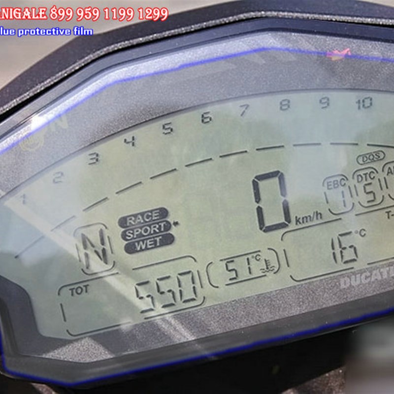 摩托车 DUCATI PANIGALE 959 1299 1199 899防水仪表保护膜防爆膜