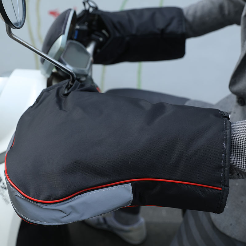 摩托车把套电动车护手套加绒加厚冬季保暖125跨骑三轮车挡风防水