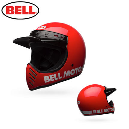BELL复古头盔 MOTO3夏季防雾透气山地越野摩托车拉力全盔男女安全