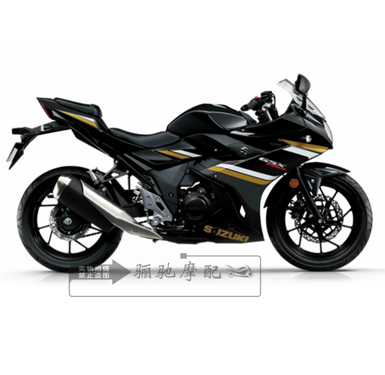适用铃木GSX250R ABS摩托车贴花黑色复古版原厂贴花侧边贴